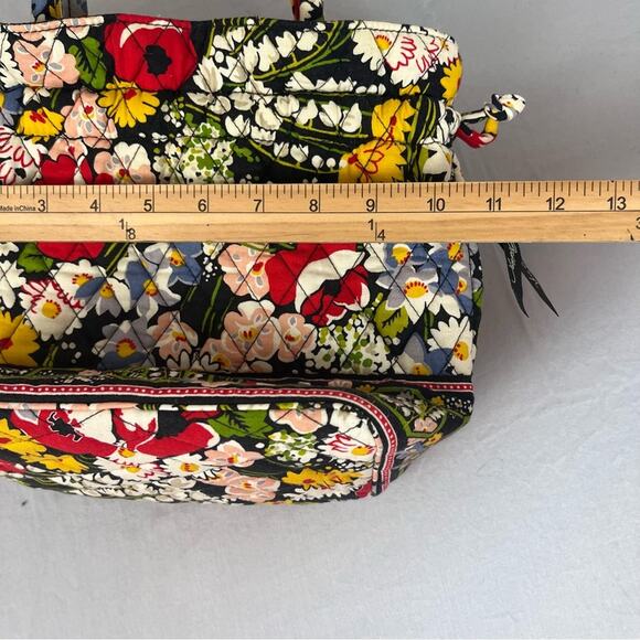 Vera Bradley Poppy Fields Drawstring Purse Top Handle Y2K Tote Mini Bag Flowers - Picture 12 of 14